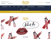 Tablet Screenshot of beautyhaulindo.com